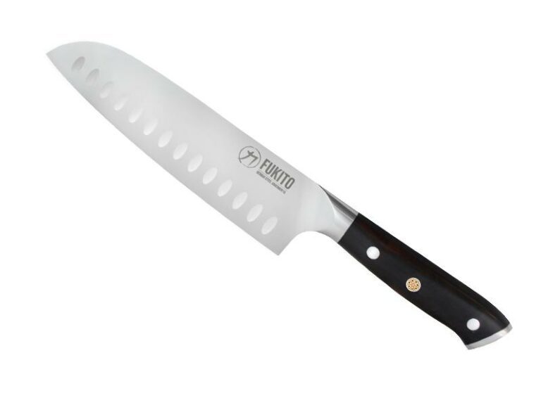 Couteau Santoku 18cm FUKITO Ebène
